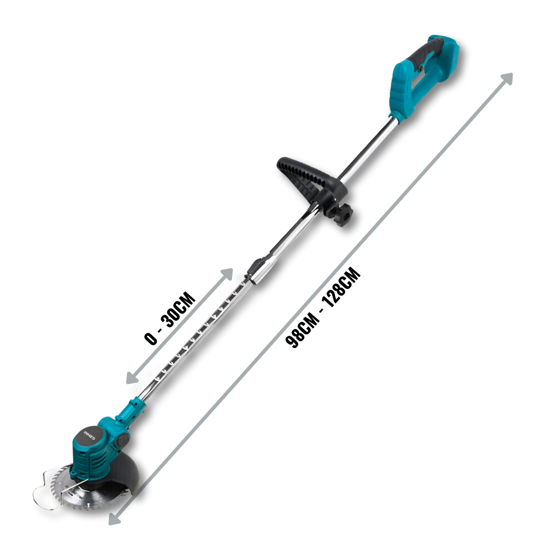 GJEMAX AKKU-RASENTRIMMER 18V | 6500U/MIN | 250MM