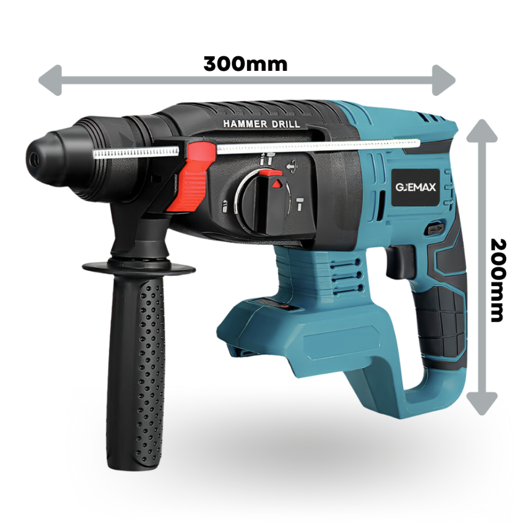 GJEMAX AKKU-BOHRHAMMER 18V | SDS-PLUS